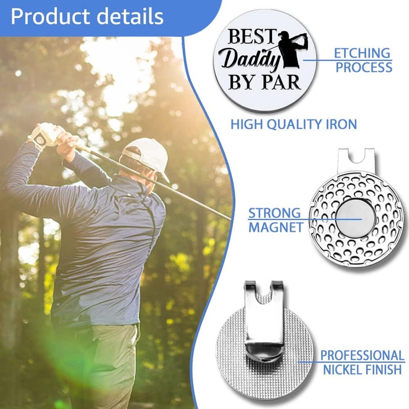 GEYGIE Men Golf Ball Marker with Magnetic Hat Clip, Funny Golf Accessories Gifts for Men, Novelty Birthday Gifts for Male Golfer Fan - Image 3